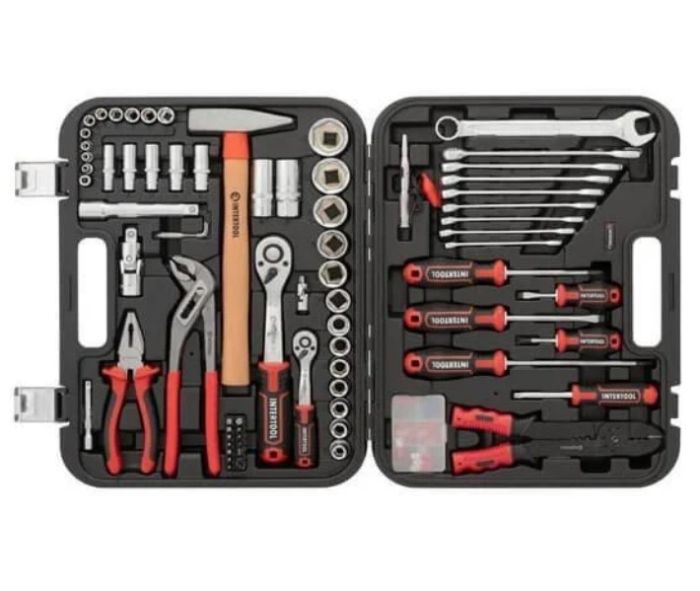 Набор инструмента 100 ед. "INTERTOOL" STORM (6 граней)