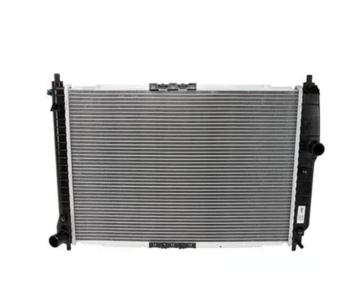 Радиатор охлаждения  AVEO МКПП L=600мм с кондиционером (паяный) "Stellox"