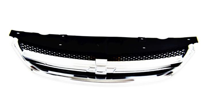 Решетка радиатора  LACETTI без эмблемы (ХРОМ) "EuroEx"