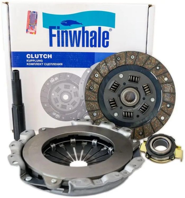Комплект сцепления (корзина+диск+подшипник) 2108 "FINWHALE"