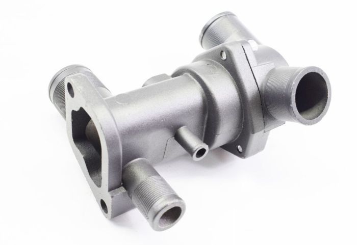 Термостат 21082 в сборе (5 патрубков) ВАЗ 2108-21099, 2113-2115, 2110-2112, 2170-2172 (инжектор) "HORT"