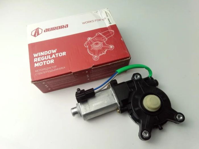 Мотор электростеклоподъемника  LANOS н.о. левый "AURORA"