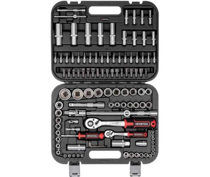 Набор инструмента 110 ед. "INTERTOOL" Storm (6 граней)