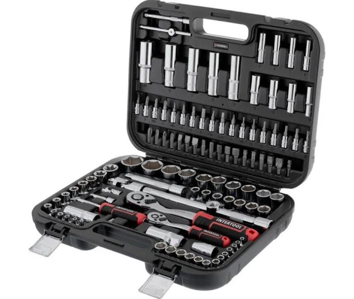 Набор инструмента 110 ед. "INTERTOOL" Storm (6 граней)