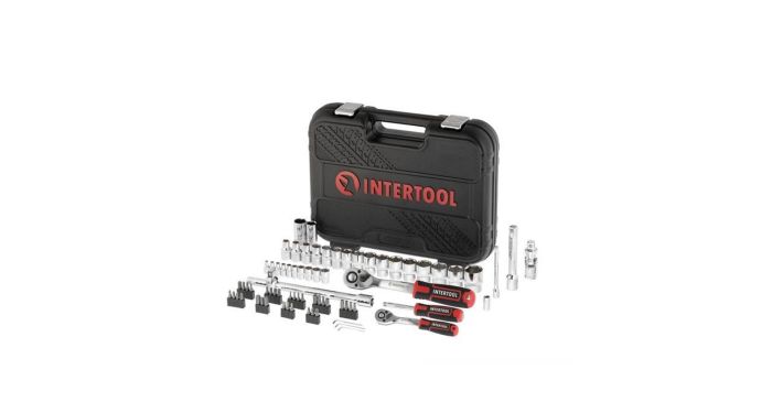 Набор инструмента  73 ед. "INTERTOOL" STORM (6 граней)