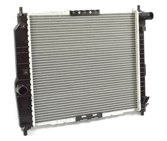 Радиатор охлаждения AVEO МКПП L=480мм без кондиционера "SHIN KUM"