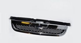 Решетка радиатора  AVEO Т250 без эмблемы ( ХРОМ ) "EuroEx" EX-90594 Решетка радиатора  AVEO Т250 без эмблемы ( ХРОМ ) "EuroEx" EX-90594