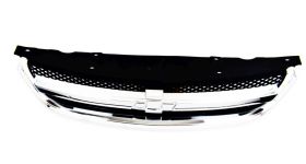 Решетка радиатора  LACETTI без эмблемы (ХРОМ) "EuroEx" Решетка радиатора  LACETTI без эмблемы (ХРОМ) "EuroEx"